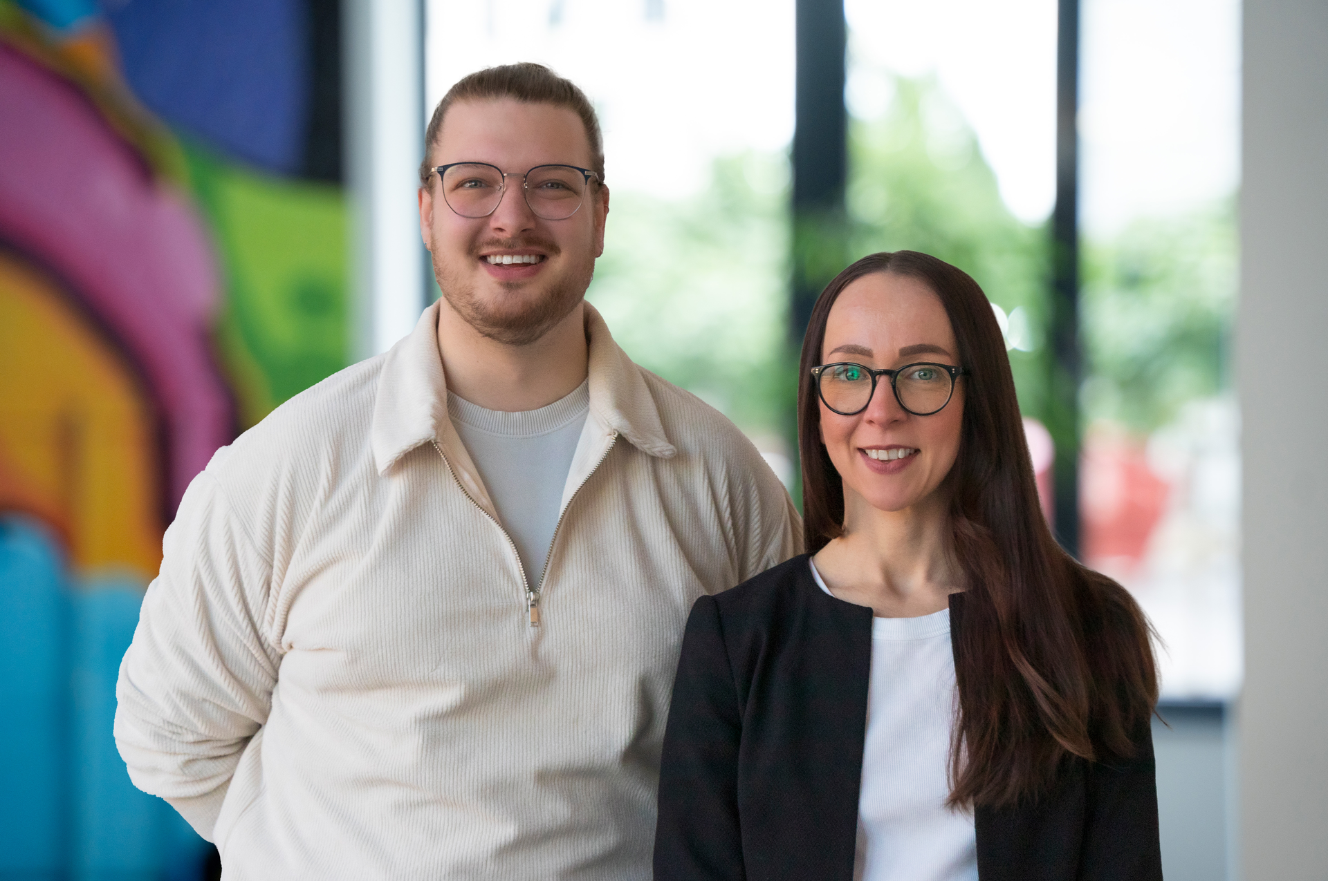 Aaron Funccius und Antje Pfeifer